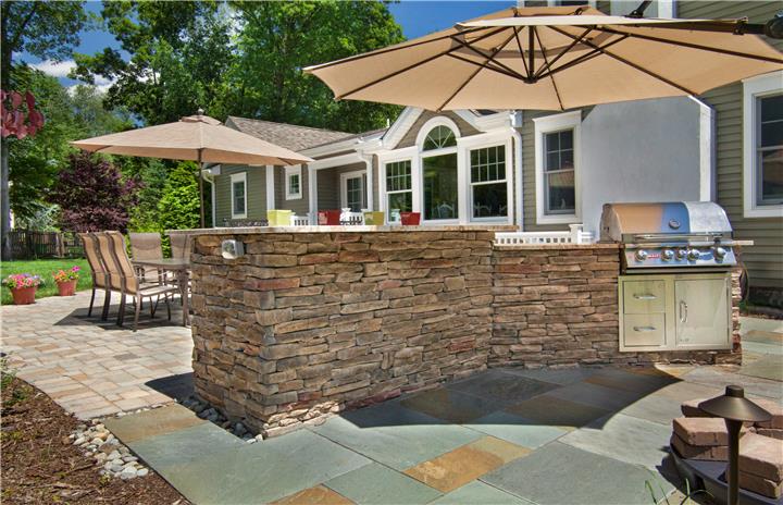 Patio, Outdoor Kitchen 